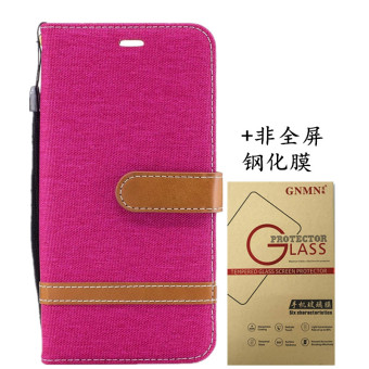 Gambar Huawei p10plus vky al0 denim kain clamshell dompet set ponsel