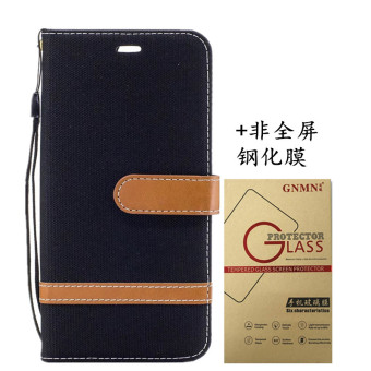 Gambar Huawei p10plus vky al0 denim kain clamshell dompet set ponsel
