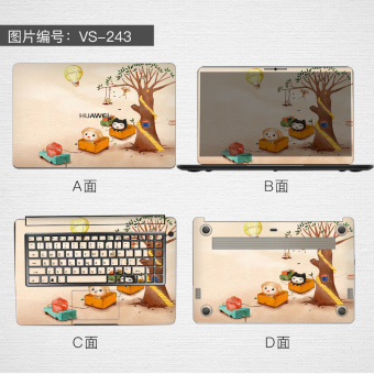 Gambar Huawei set lengkap stiker stiker komputer notebook foil