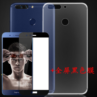 Gambar Huawei v9 duk al20 stf al00 transparan pelindung lengan silikon lembut telepon shell