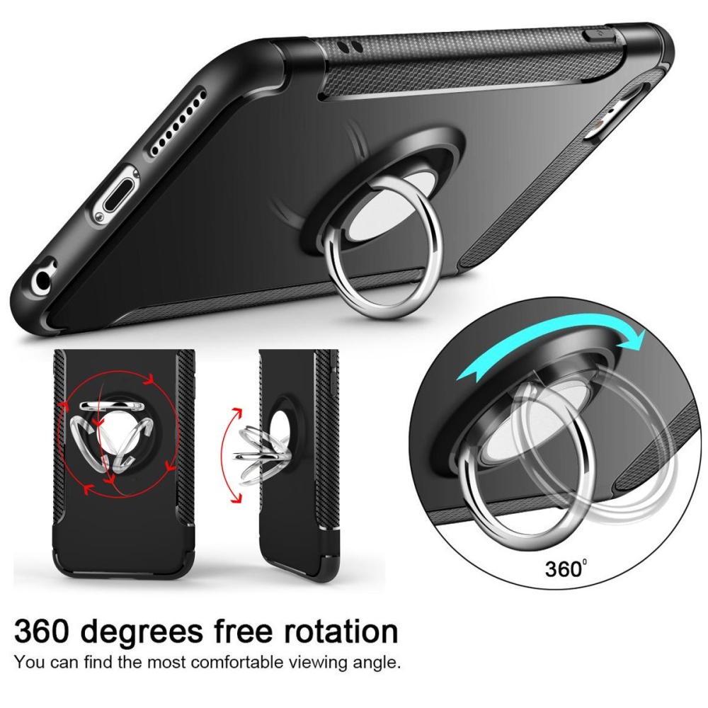 Hybrid Armor Case For Xiaomi Redmi 4A Anti-slip Carbon Fiber TPU .