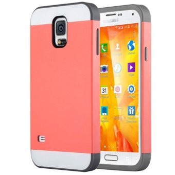 Gambar Hybrid Shockproof Silicone Rugged Hard Plastic Case ProtectiveCover Shell For Samsung Galaxy S5 S V I9600 (5.1\