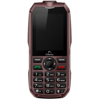 iCherry C96 Titanium - Dual SIM - Tahan Banting - 3000mAh - Coklat  