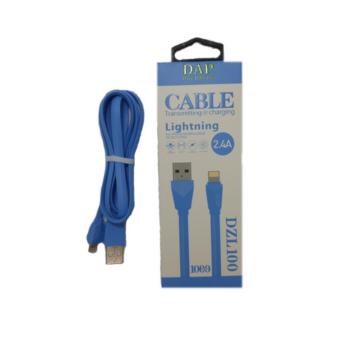 DAP Kabel Data Charger 2,4A Lightning - Biru