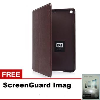 Capdase Folder Case Tablet for Apple iPad Air Real Leathery - Brown + Gratis ScreenGuard Imag