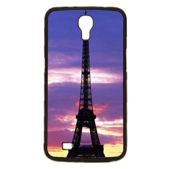 Eiffel Tower Pattern Phone Case for Samsung Galaxy Mega 6.3 i9200 (Black)
