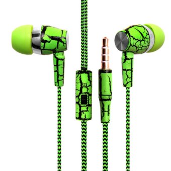 Gambar In Ear Headphones, MP3 Music Headset with Micrphone for CellphoneMP3 MP4(Green)   intl