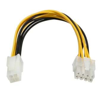 Gambar Internal power cable 8 pin connector Motherboard  P4 4 pin jack  intl