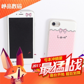 Gambar Iphon7 7 plus 6splus polka dot simpul filter warna layar penuh shell ponsel
