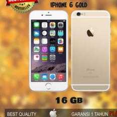 IPHONE 6 16GB GOLD GARANSI 1 TAHUN GRADE A+