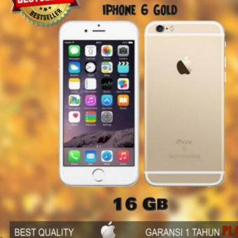 IPHONE 6 16GB GOLD GARANSI 1 TAHUN GRADE A+  