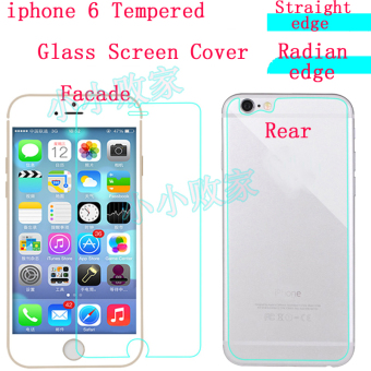 Gambar Iphone 7 6 s penutup tempered glass screen protector penjaga 4.7\