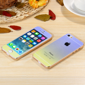 Gambar Iphone5s warna gradien gemerlapnya ledakan bukti pelindung layar pelindung layar