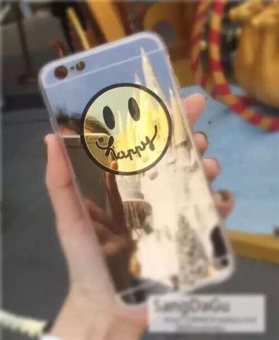 Gambar Iphone6 7plus cermin apel beberapa senyum silikon set ponsel shell