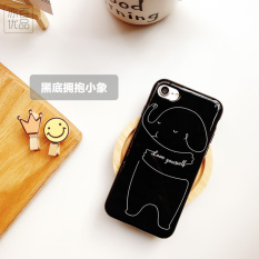 plus/6Splus kartun bayi gajah filter warna layar penuh shell ponsel.