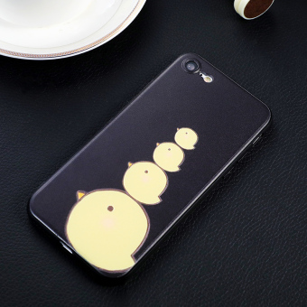 Gambar IPhone7 7 Plus 8 Ditambah Lulur Hardcase Ayam Kuning Kecil Casing HP