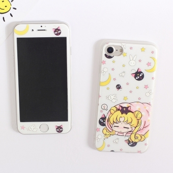 Gambar Iphone8 8 PLUS 7Plus cat air film layar penuh nano telepon shell