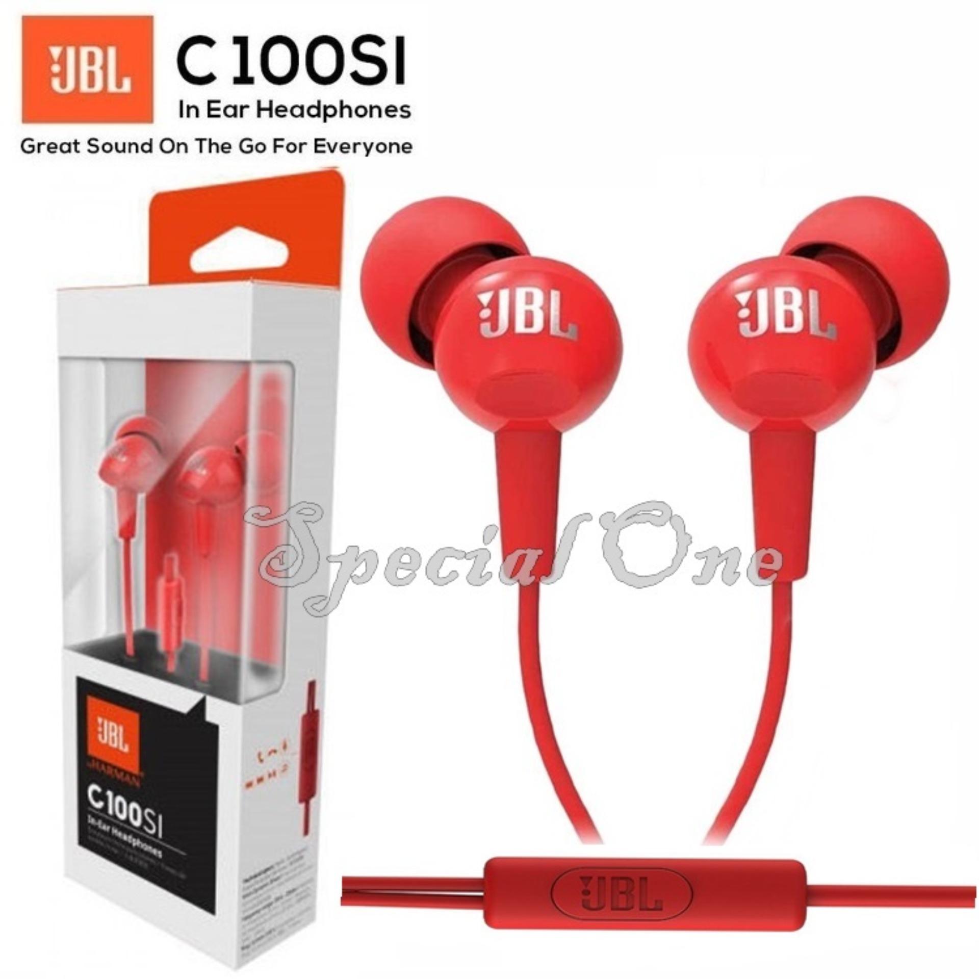 JBL C100SI Special One In-Ear Headphones with Mic / Headset JBL - Black