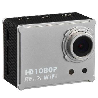Jia Hua AT200 WiFi Sport Camera Diving Wide Angle Lens (Silver) - intl  