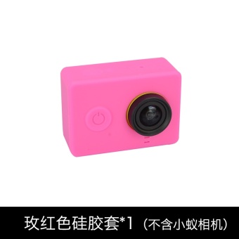Gambar Jin code silicone sleeve, small ants, motion camera parts,protective shell, frame, outer wall, small ants, upgraded version,lens cover,  ,   intl