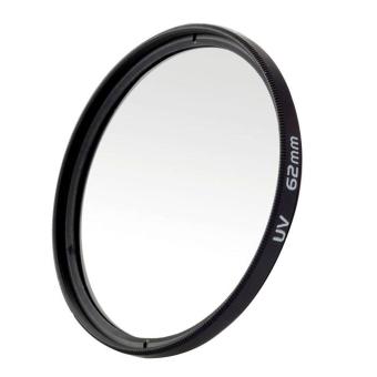 Gambar jinma Black Universal Aluminum Alloy 62mm UV Protection Filter forDigital SLR Camera