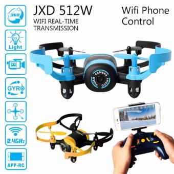 JXD 512W Drone Mini UFO 2.4G 4CH 6 Axis WIFI FPV Camera - LIVE VIDEO WIFI