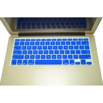 Gambar Kami jenis Laptop pelindung silikon kulit pelindung KeyboardProtection stiker untuk 13\