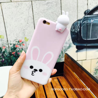 Gambar Kelinci vivox7p vivox9plus x7 x9 lucu tiga dimensi shell telepon