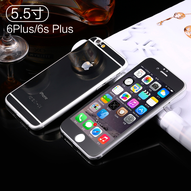 Kexin iphone6s/6plus cermin meliputi layar penuh sebelum dan sesudah filter warna pelindung layar pelindung