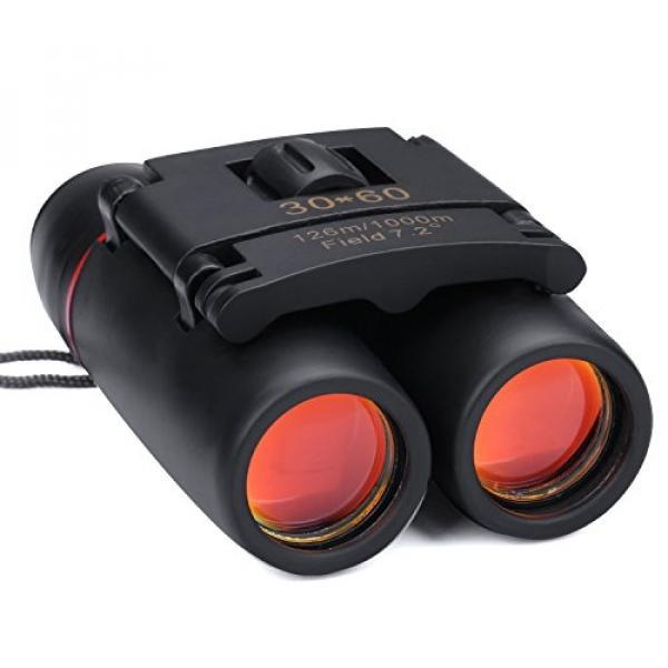 Gambar Kimfoxes TIAN 46 Binoculars Super Clear Water Proof Zoom Compact, HD Telescope for Bird Watching, Hunting, Camping, Sports Events and Other Outdoor Activities