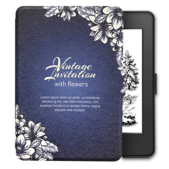 Gambar Kindle paperwhite3 2kpw1 kepribadian sutra ultra tipis pola shell pelindung lengan