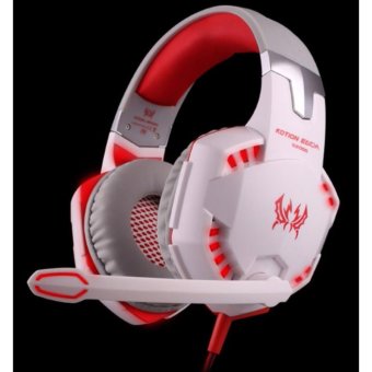 Gambar KOTION EACH G2000 Over ear Game Gaming Headphone Headset EarphoneHeadband with Mic Stereo Bass LED Light for PC Game   intl
