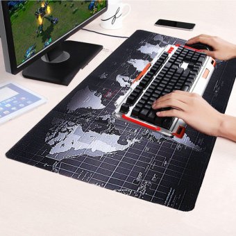 Gambar Large Size Non Slip World Map Speed Game Mouse Pad Gaming Mat for Laptop PC   intl