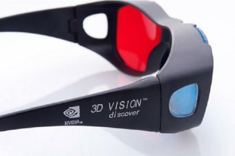 Lbag 3D Glasses Kacamata Kaca Mata 3D Frame plastik nVidia Vision Red Cyan Smart Glasses