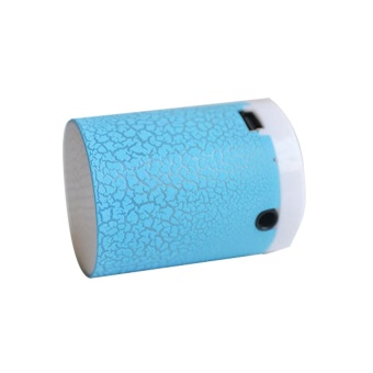 Gambar LED Portable Mini Speakers Wireless Hands Free Speaker With TF Blue   intl