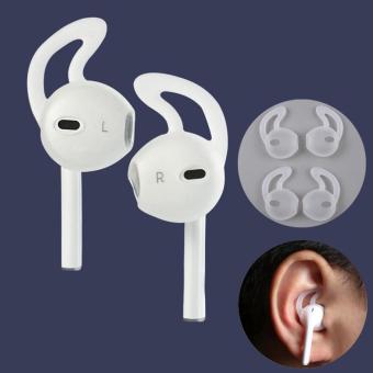 Gambar leegoal Earpods Sport Skin With Silicone Earbuds Sleeves, [Clear Green 2 Pairs] Sweat Water Proof Ear Hook Keeper Grips For Apple IPhone 6 6s Plus 5s 5 Se 5c, Colorful Cover Securer Gadget   intl