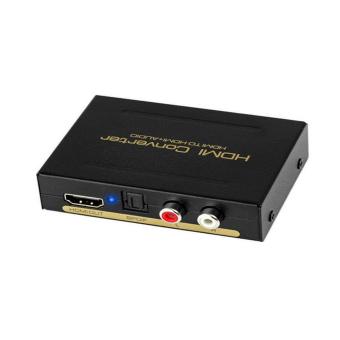 Gambar leegoal HDMI Audio alat pengambilan sari pemisah konverter HDMI untuk HDMI + SPDIF RCA Stereo L R Output Audio Digital ke Analog Audio (HDMI masukan, Output HDMI + Audio)