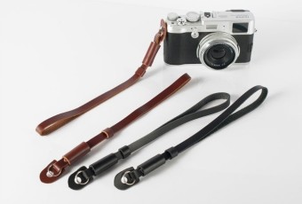 Gambar Leica buatan tangan murni kulit tali pergelangan tangan