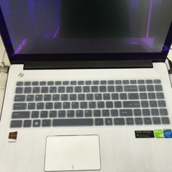 Gambar Lenovo 100 15ibd keyboard laptop film pelindung penutup debu tikar
