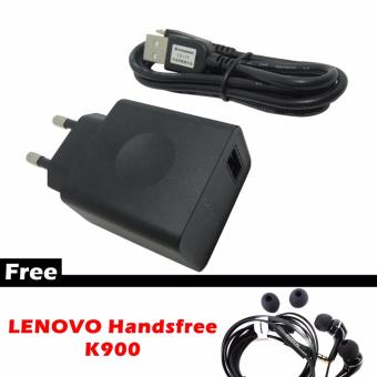 Gambar LENOVO C P32 Travel Charger 2A Original (CandyPack) + Free Lenovo Handsfree K900