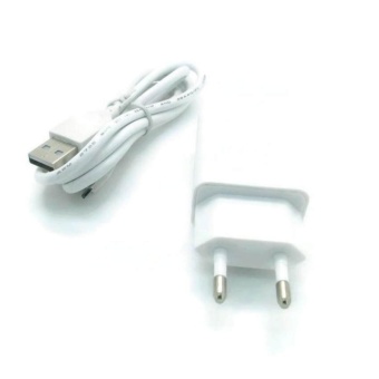 Gambar Lenovo Charger dan Kabel Data Micro USB   Putih