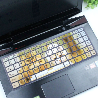 Gambar Lenovo g470 g475 g480 g485 g490at notebook komputer penutup debu keyboard film pelindung