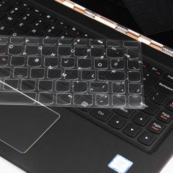 Gambar Lenovo notebook transparan dengan keyboard film pelindung