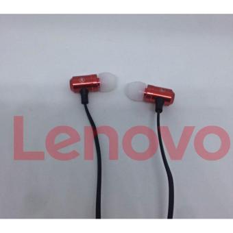 Gambar Lenovo Original Earphone Big Bass Generation Handsfree HeadsetRedLimitid Edition