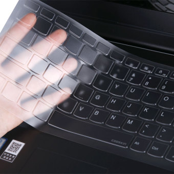 Gambar Lenovo v310 komputer kecil baru keyboard pelindung debu film keyboard film layar film yang