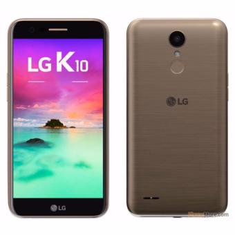 Gambar LG k10 2017   120 WIDE ANGLE SELFIE CAMERA   Android Nougat   Black Gold
