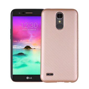 Gambar Lg k10 k10 serat karbon pria dan wanita set ponsel shell