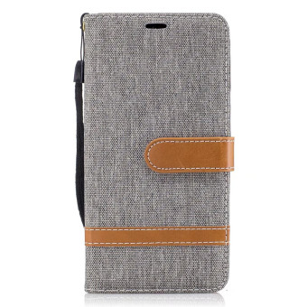 Gambar Lg k8 k350n denim kain pria dan wanita clamshell set ponsel shell shell pelindung