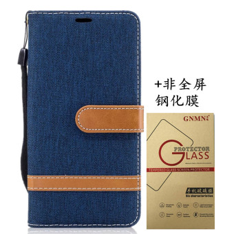 Gambar Lg k8 k350n denim kain pria dan wanita clamshell set ponsel shell shell pelindung