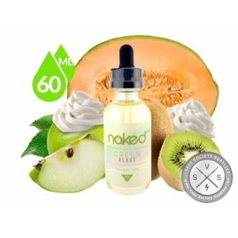 Gambar Liquid Naked 60 ML USA Premium E Liquid For Vapor Rokok Elektrik   Green Blast